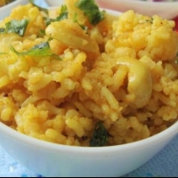 Indian Cauliflower Biriyani Dinner