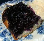 American Blueberry Upside Down Cake  Pouding Aux Bleuets Dessert