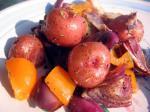 American Roasted Potatoes and Peppers Appetizer