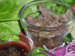 Thai Thai Beef Lettuce Wraps Appetizer