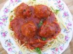 American Easy Spaghetti and Meatballs Dinner