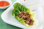 Thai Sweet Thai Pork In Lettuce Cups Recipe Appetizer