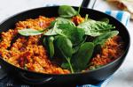 American Red Lentil Dhal With Spinach Recipe Appetizer
