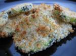 American Ovenbaked Crispy Zucchini Rounds Appetizer