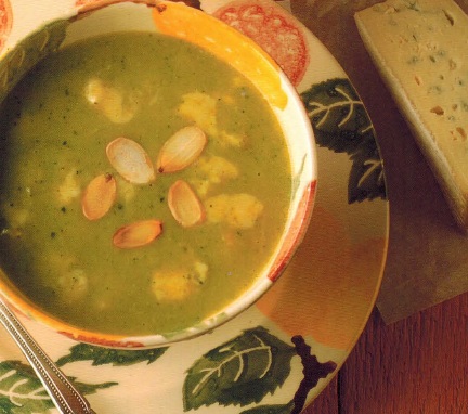 Bulgarian Broccoli and Blue Brie Soup Soup