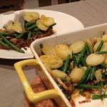 American Oven Dish with Green Beans Appetizer
