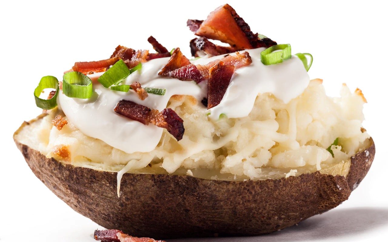 American Twice Baked Potatoes Fully Loaded Recipe Dessert