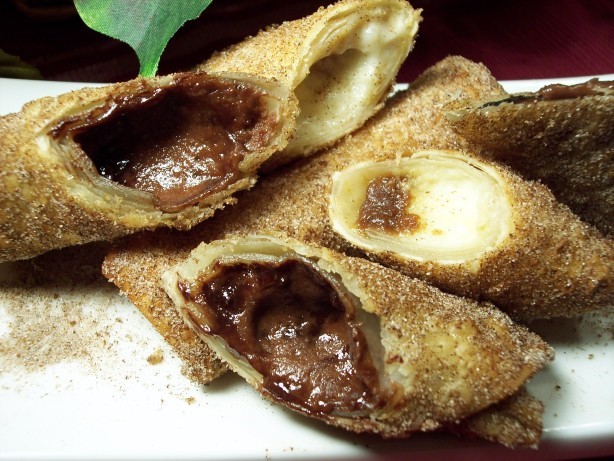 British Deepfried Cheesecake Spring Roll Wrapper Dessert