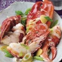 Chinese Lobster with Ginger and Scallions Appetizer