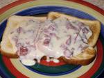 American Creamed Chipped Beef on Toast 7 Dinner