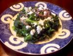American Feta Cheese Kale  Red Onions Appetizer