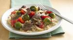 American Brussels Sprouts and Steak Stirfry Appetizer
