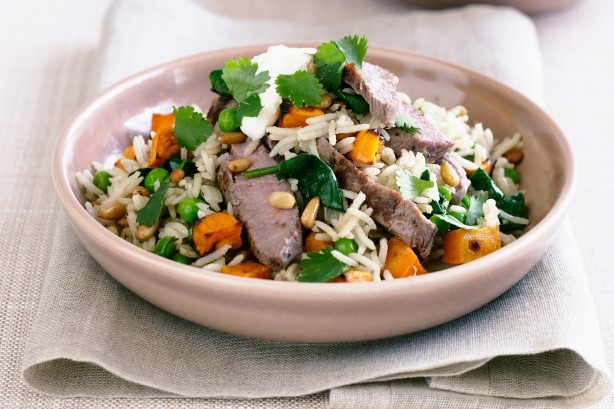 American Lamb And Pine Nut Pilaf Recipe Dessert