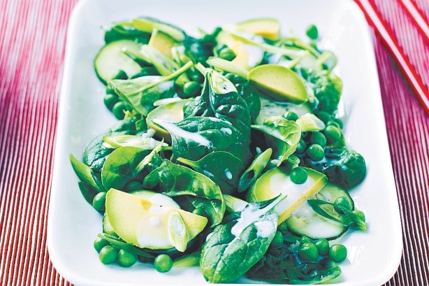 American Pea Spinach Avocado And Cucumber Salad Recipe Dinner