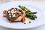 Barbecued Asparagus With Pistachio And Lemon Dressing Recipe recipe