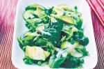 American Pea Spinach Avocado And Cucumber Salad Recipe Dinner