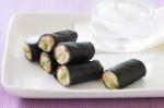 Smoked Salmon And Avocado Nori Rolls Recipe recipe
