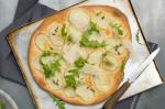 American Garlic Thyme And Potato Flat Bread Recipe Appetizer