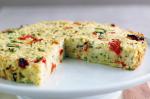 American Zucchini And Fetta Rice Tart Recipe Appetizer