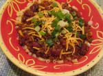 American Suzannes Chili Dinner