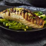 American Asian Fusion Salmon With Balsamic Soy Glaze Appetizer
