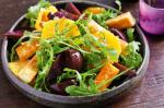 Roasted Beetroot And Haloumi Salad Recipe recipe