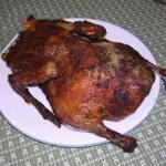Duck Filled with Rice and Curry recipe