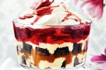 American Choccaramel Sparkling Strawberry Trifle Recipe Dessert