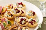 American Goats Cheese Beetroot And Walnut Tartlets Recipe Dinner