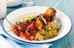 American Sweet And Sour Pork Kebabs With Fried Rice Recipe Dinner
