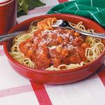 American Vegetarian Spaghetti 2 Dinner