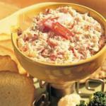 American Kanikama Dip and Red Peppers Appetizer
