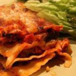 American Vegetarian Lasagna house Dinner