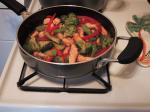 American Stir Fry Chicken and Broccoli With Peanuts Dinner