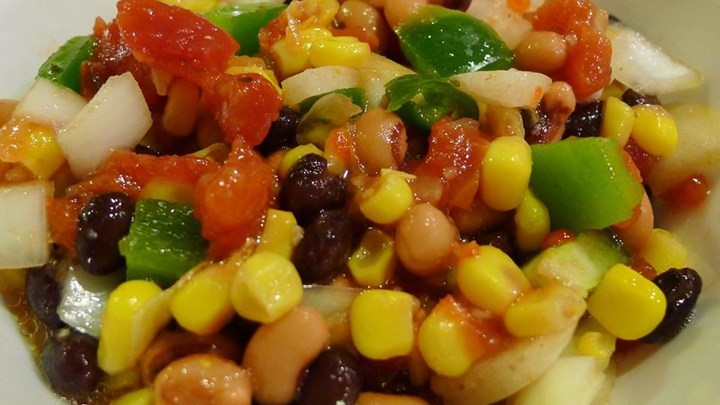 Caribbean Spicy Bean Salsa Recipe Appetizer