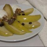 American Sauteed Apples with Currants and Cognac Dessert