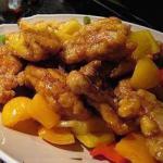 Chinese Tender Chicken in Sweet and Sour Sauce Dinner