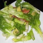 Italian Plum Tomato and Escarole Salad with Parmesan Balsamic Dressing Recipe Appetizer