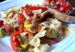 Canadian Summer Veggies With Farfalle Appetizer