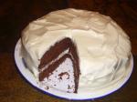 American Chocolate Buttermilk Cake With a Sour Cream Frosting Dessert