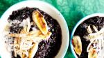 Vietnamese Black Sticky Rice with Taro and Caramelised Banana Appetizer