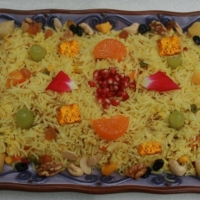 Pakistani Kashmiri Rice Dinner