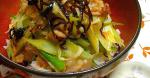 Japanese Super Quick Dish Shiokombu Buttered Pork and Japanese Leek Over Rice 1 Dinner