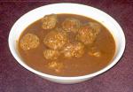 Chilean Chile Colorado Meatballs Dinner