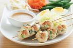 Thai Chicken With Satay Sauce And Salad Recipe Appetizer