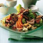 Thai Thai Beef Salad with Papaya Appetizer