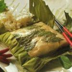Thai Fish Fillet in the Banana Leaf Dinner