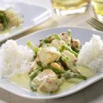 Thai Thai Asparagus with Chicken Breast and Coconut Dinner