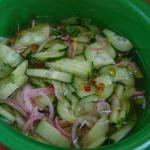 Thai Thai Freshly Inserted Cucumber Salad ajad Dessert