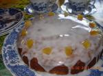 British English High Tea Preserved Ginger Drizzle Cake Dessert